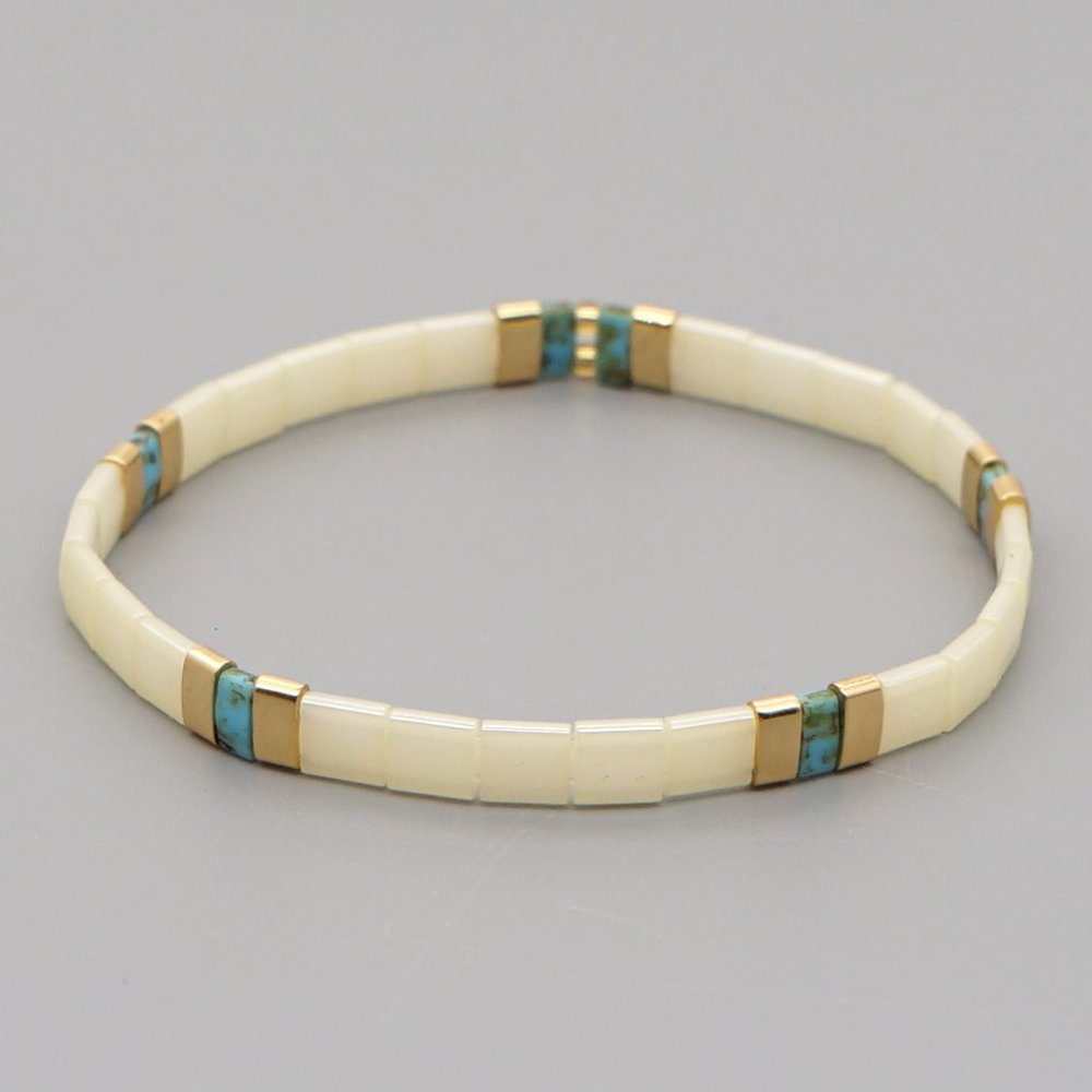 Miyuki Tila Bead Bracelet